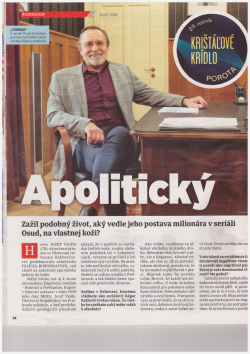 Jozef Vajda, klinika TOMAR